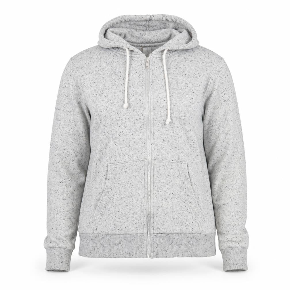 H&M Women's Grey Full Zip Hoodie Size 12