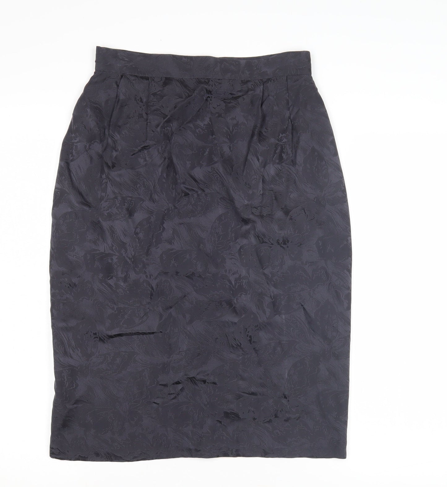St Michael Women's Black Size 12 Pencil Skirt