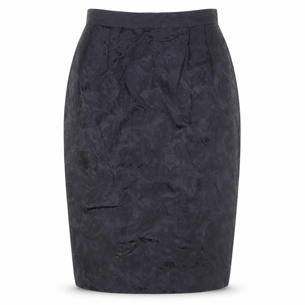 St Michael Women's Black Size 12 Pencil Skirt