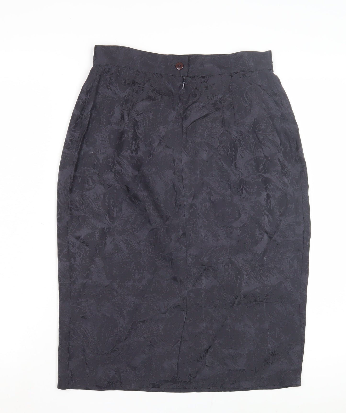 St Michael Women's Black Size 12 Pencil Skirt