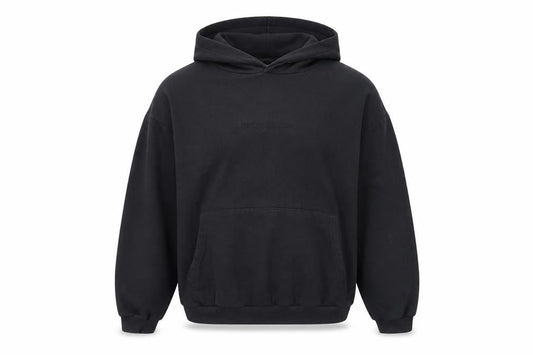 Men's XL Black Pullover Hoodie with Logo