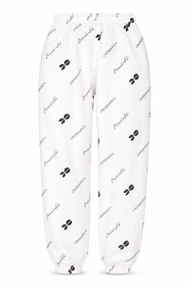 Crosshatch Unisex Adults White Trousers XS