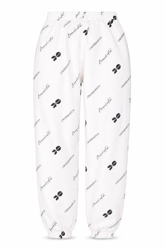 Crosshatch Unisex Adults White Trousers XS