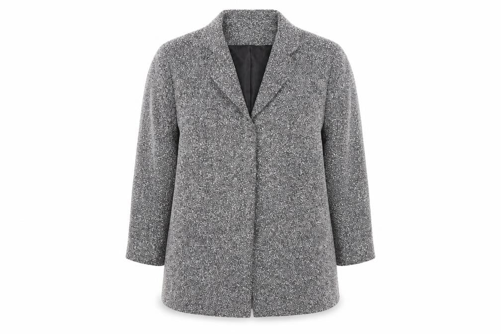 Classics Women's Grey Coat, Size 18