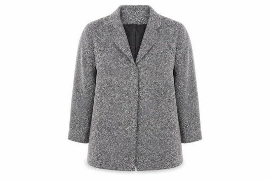 Classics Women's Grey Coat, Size 18