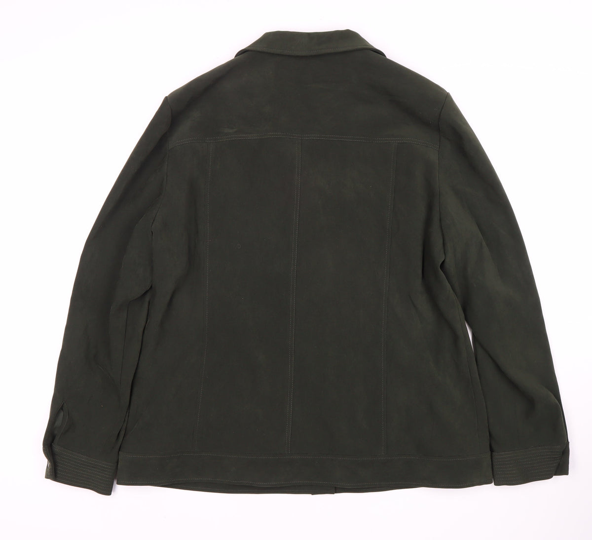 Viyella Women's Green Cotton Jacket Size 16