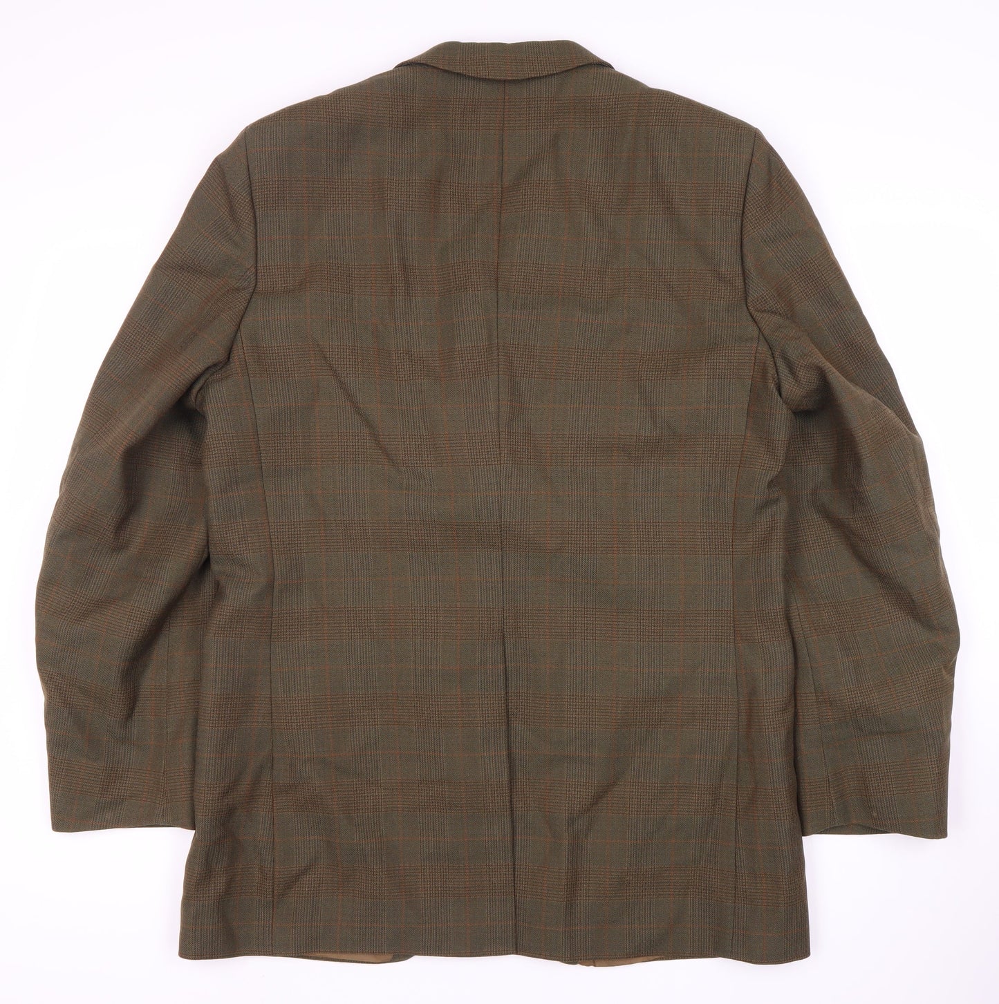 Dunn & Co. Men's Brown Plaid Blazer, Size 41R