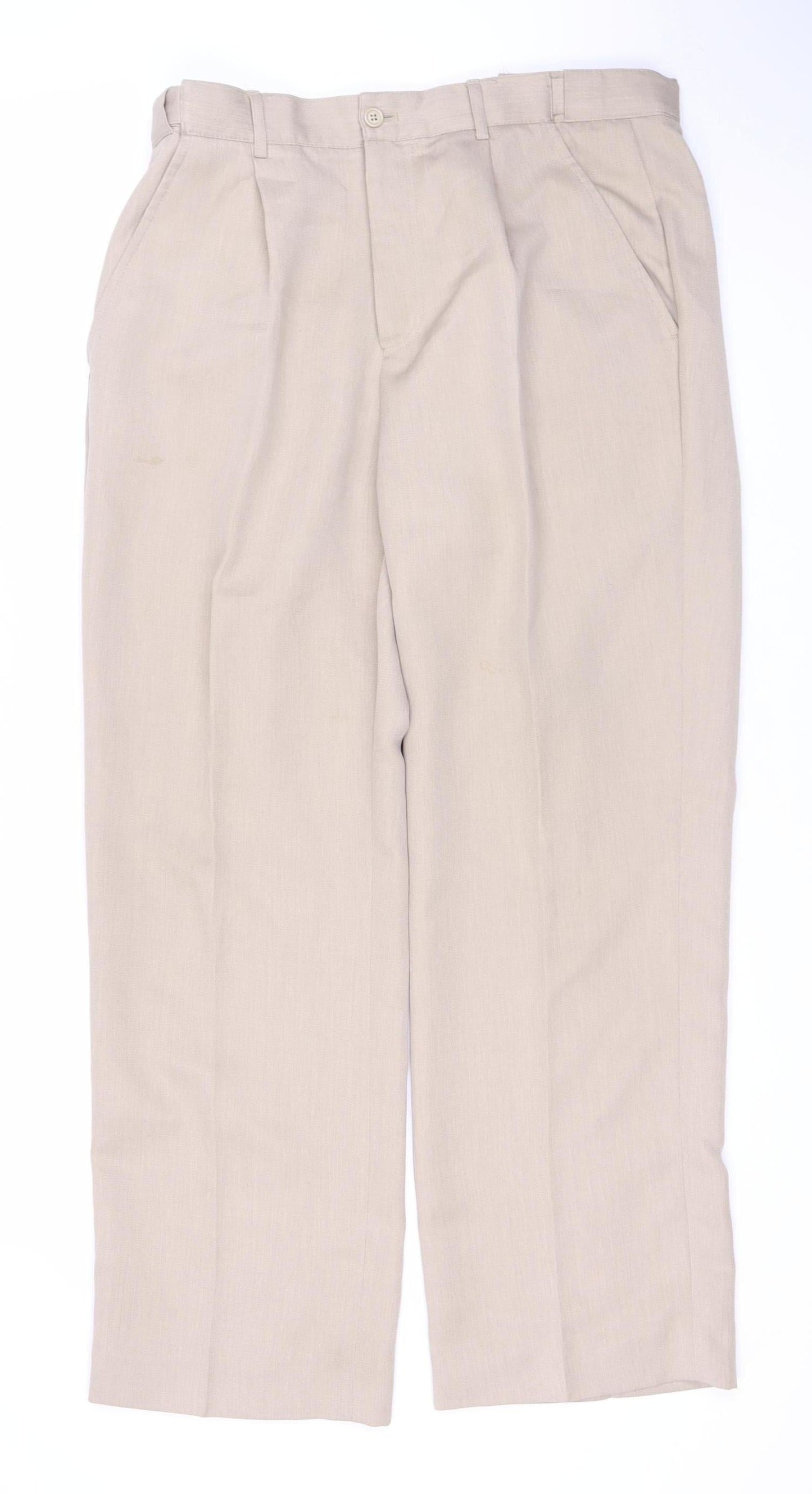 Cotton Traders Men's Beige Trousers Size 34