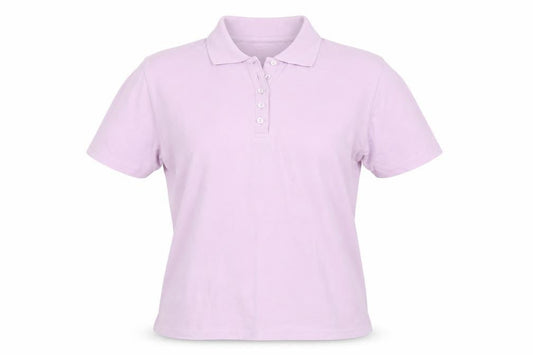 EWM Womens Purple Polo Shirt M, Short Sleeves, Casual