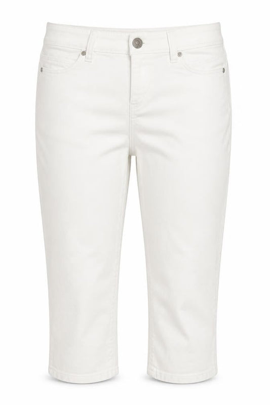 GUESS Women's White Cropped Denim Jeans Size 2