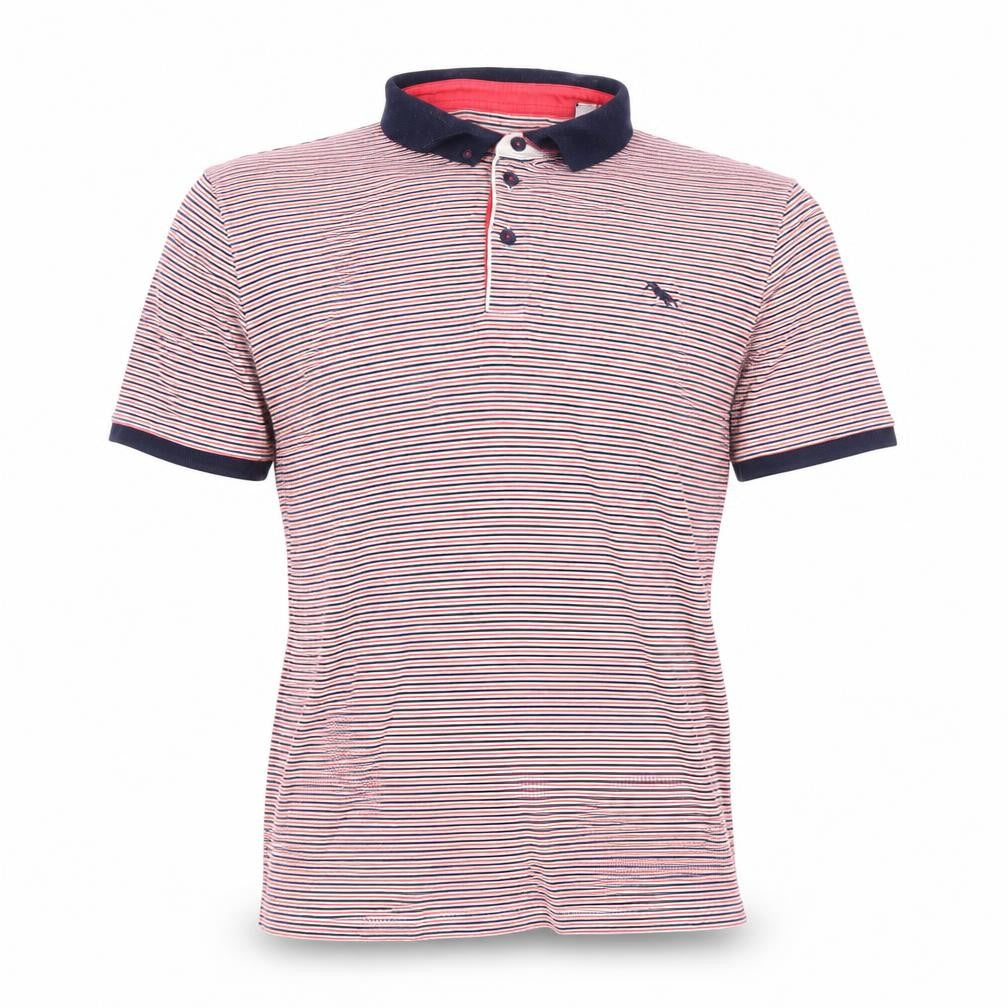 Ted Baker Men's Multicoloured Striped Polo Shirt, Size S