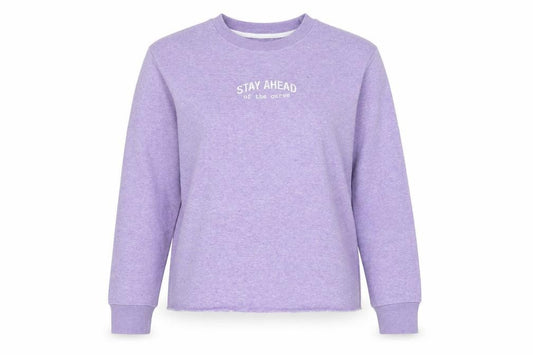 Max Women's Purple Slim Fit Pullover Sweatshirt L