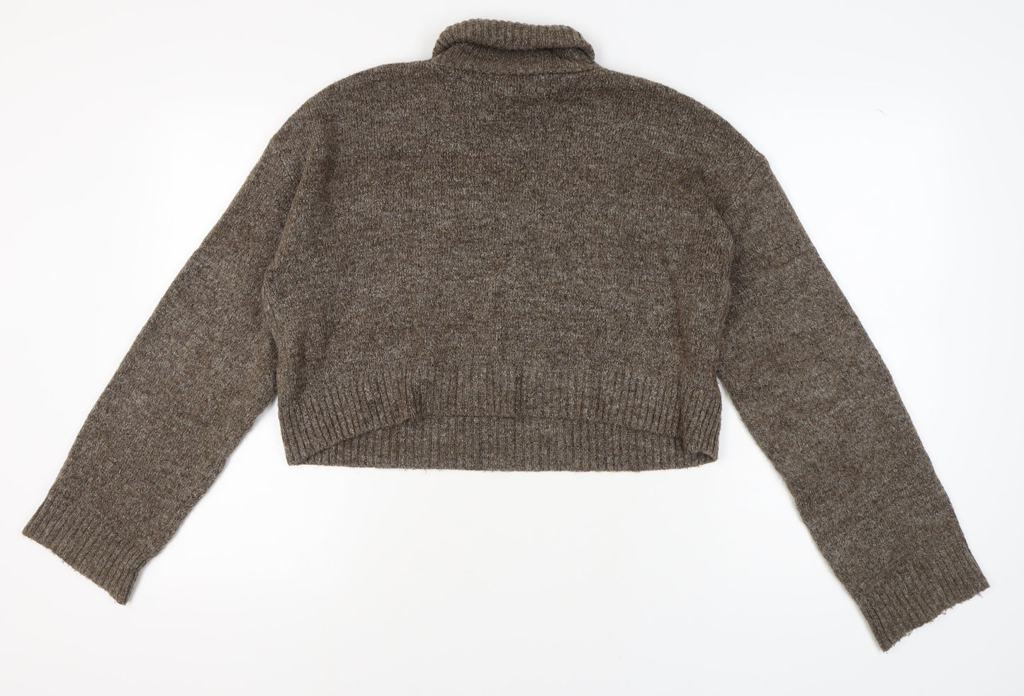 Pacific Republic Teen Brown Roll Neck Jumper Size 12