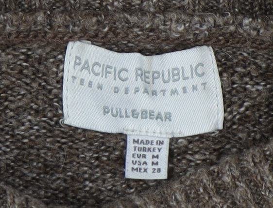 Pacific Republic Teen Brown Roll Neck Jumper Size 12