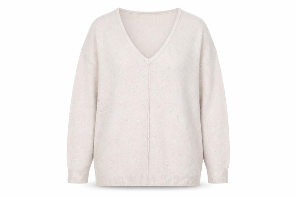 Evans Women's Pink V-Neck Pullover Jumper Size 18