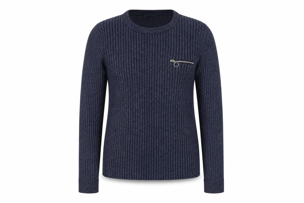 Limited Edition Women's Blue Crew Neck Jumper, Size 14
