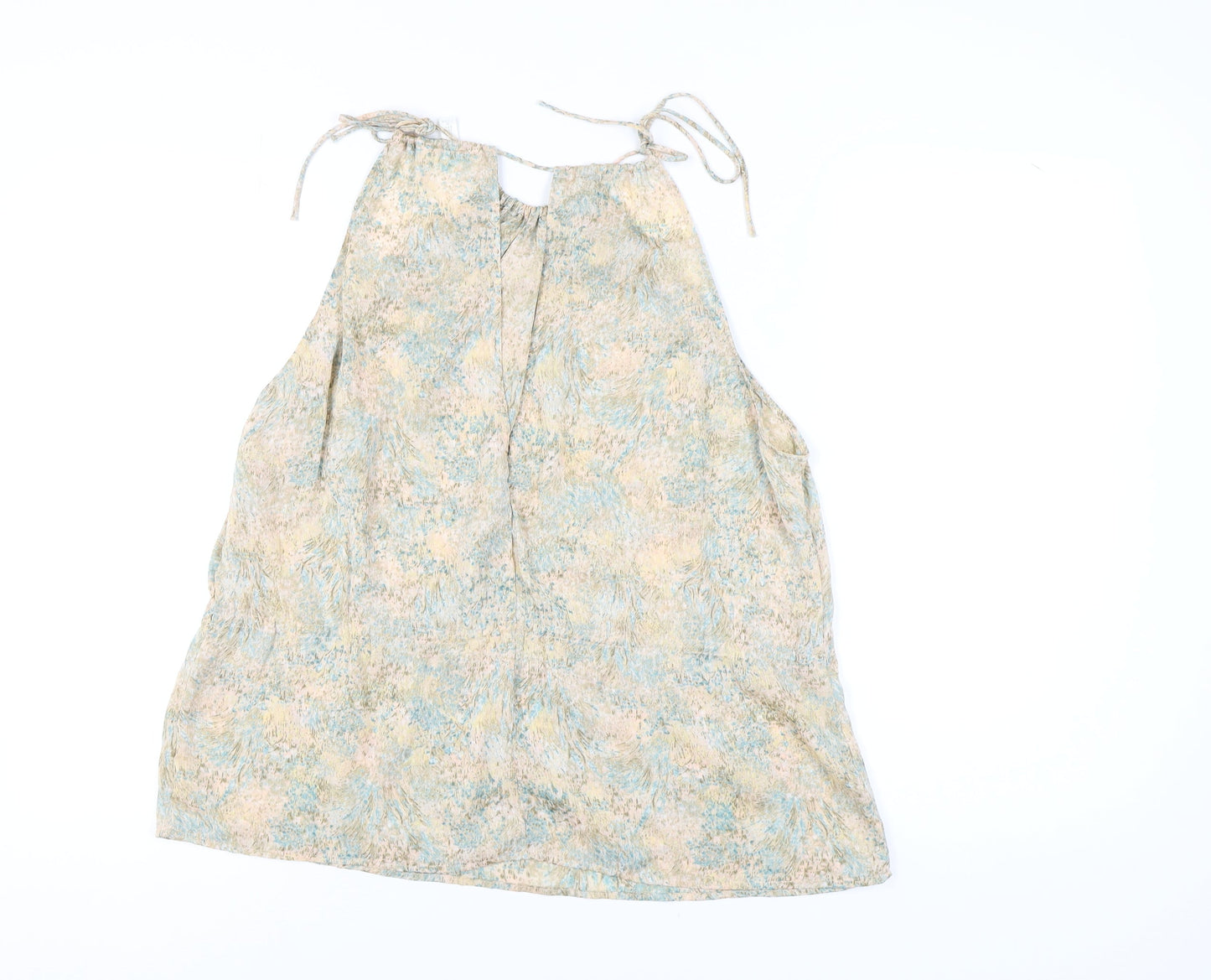 H&M Women's Multicoloured Halter Blouse UK 12