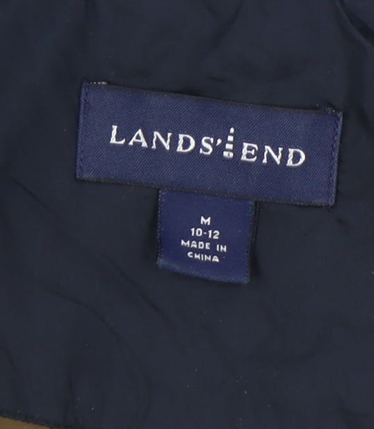 Lands' End Men's Black M Puffer Waistcoat