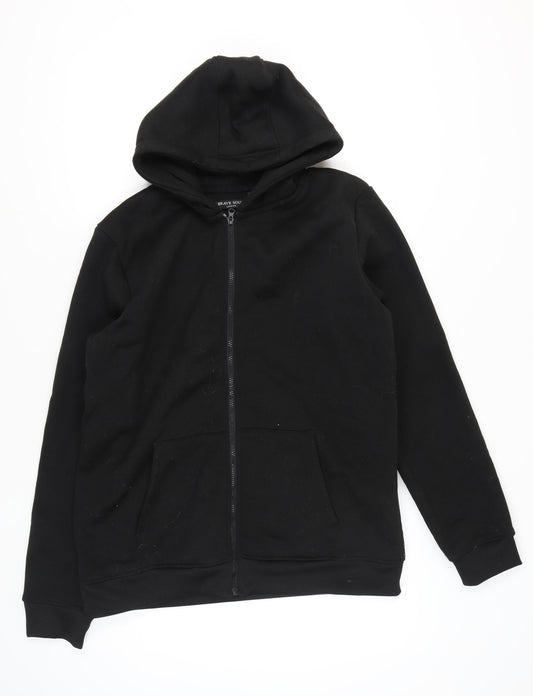 Brave Soul Men's XL Black Full Zip Hoodie