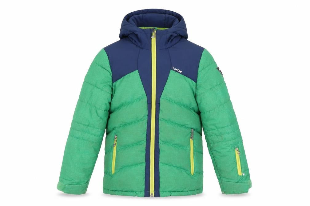 Wedze Boys Green Puffer Jacket - 10 Years