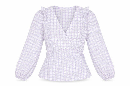 Oasis Women’s Multicoloured Wrap Blouse, Size 10