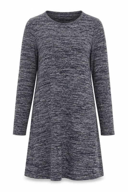 Gap Women's Grey Knit Long Sleeve Dress Size M