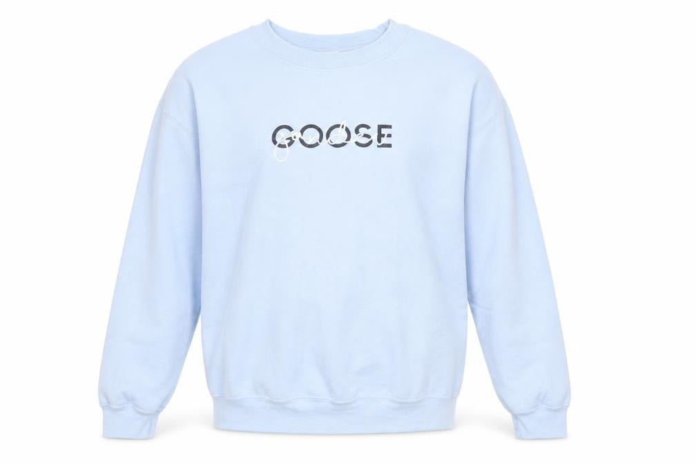 Goose Unisex Adults Blue Pullover Sweatshirt M