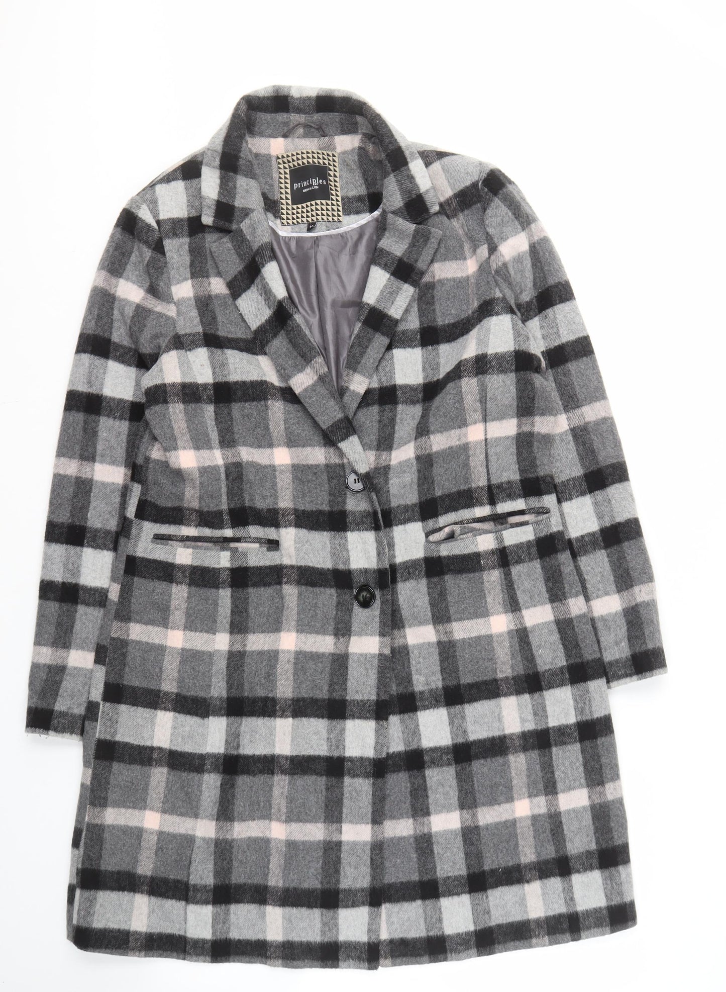 Principles by Ben de Lisi Women's Plaid Blazer Size 16