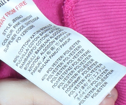 Juicy Couture Girls Pink Pullover Hoodie 10-11 Years