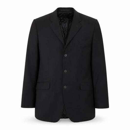 Jasper Conran Men's Black Wool Blazer, Size 42 Long