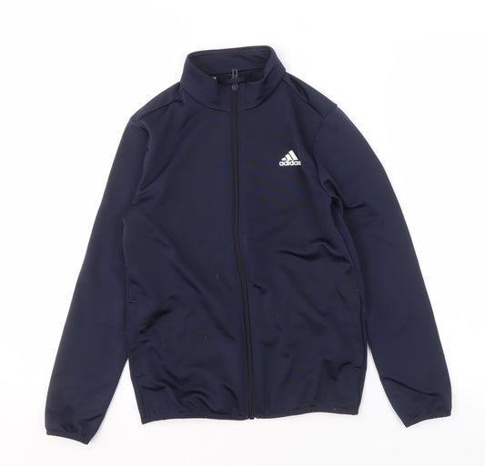 Adidas Boys Blue Track Jacket 9-10 Years
