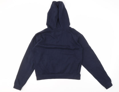 Back view of ELLE girls’ blue pullover hoodie -, size 14/15, years