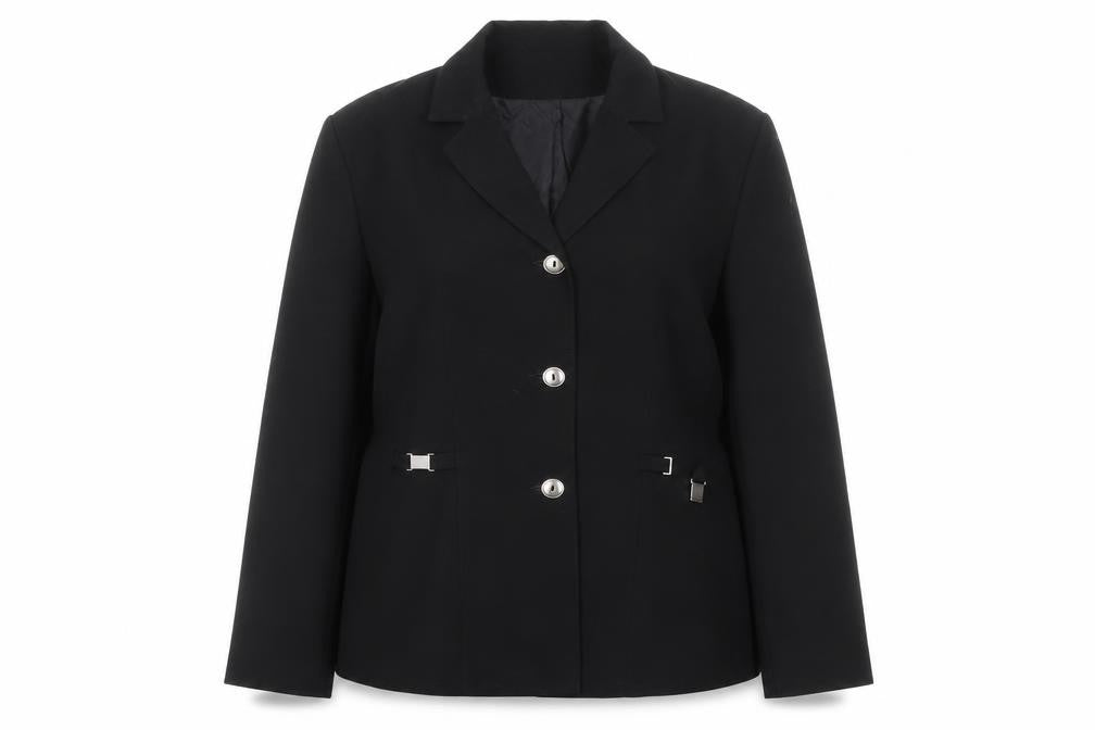 Wallis Women's Black Suit Jacket Blazer Size 14
