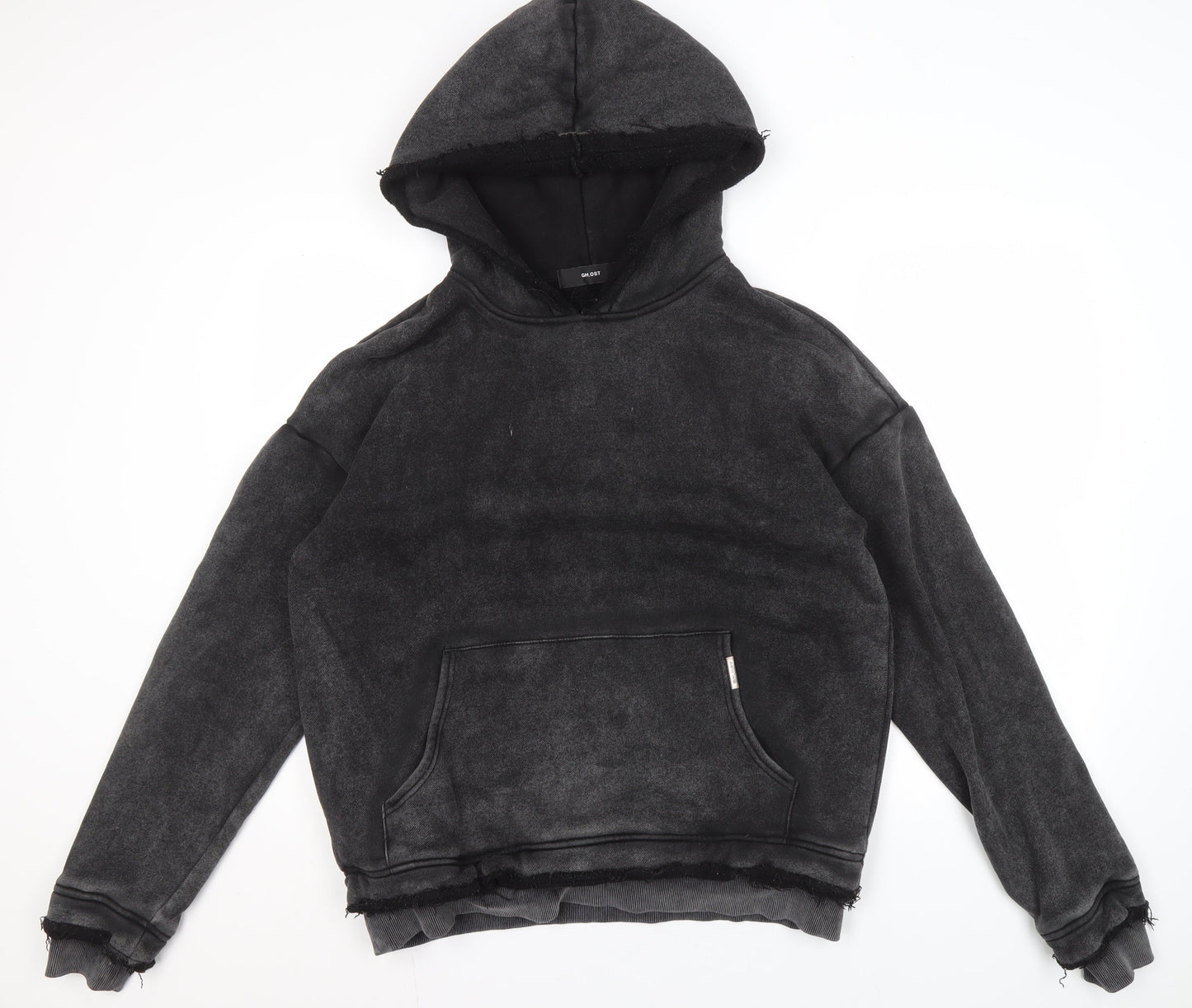 GH.OST Black Pullover Hoodie Men's Size S