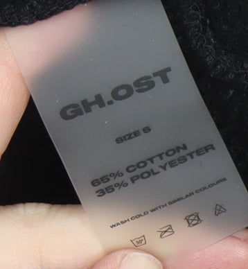 GH.OST Black Pullover Hoodie Men's Size S