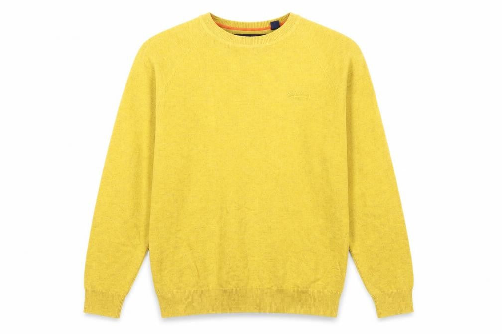 Superdry Men's Yellow L Pullover Jumper Casual
