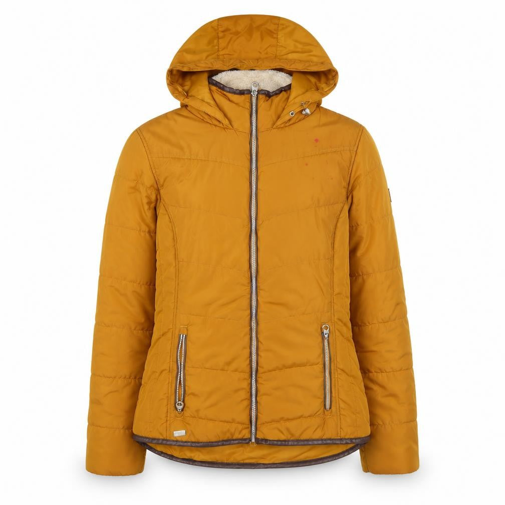 Regatta Women's Orange Puffer Jacket Size 14 Hooded