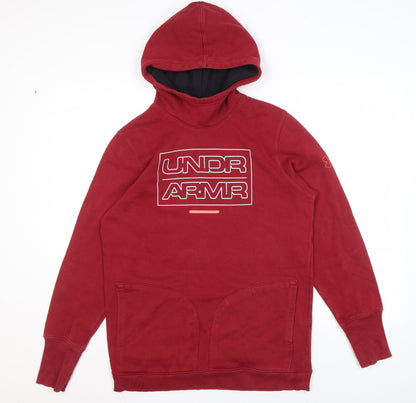 Under Armour Men's Red Pullover Hoodie Size S