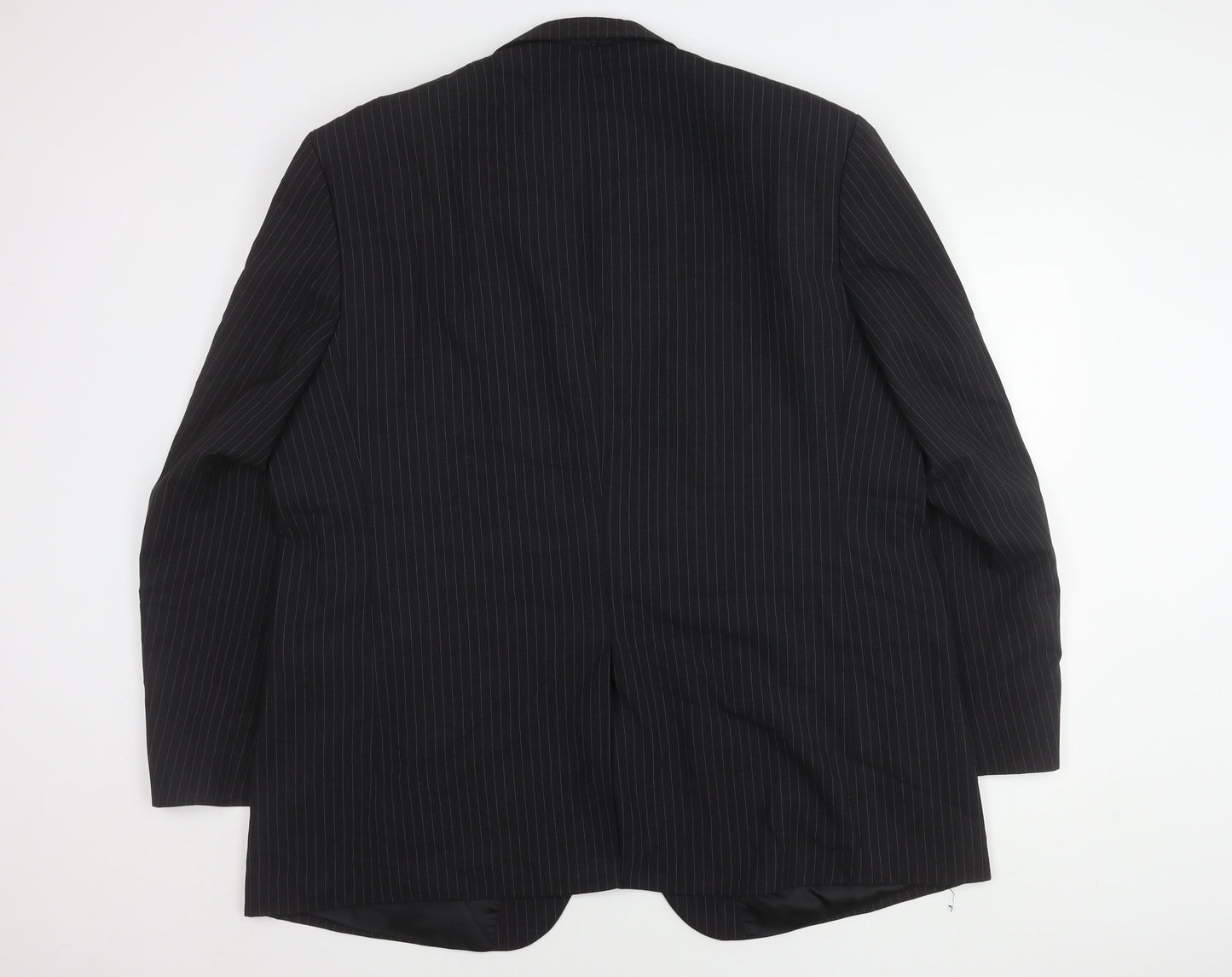 Centaur Men's Black Striped Blazer 50R