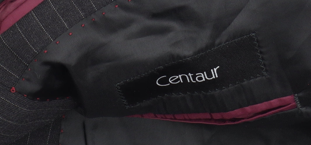 Centaur Men's Black Striped Blazer 50R