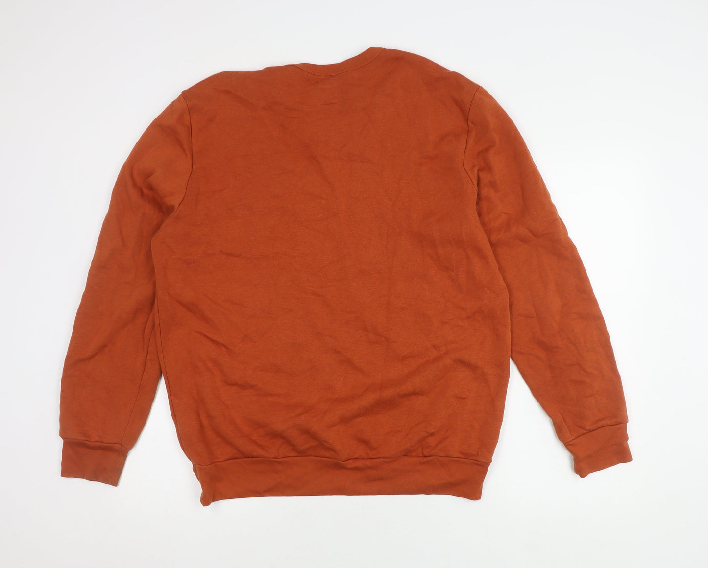 GAP Men's Brown Logo Pullover Sweatshirt L