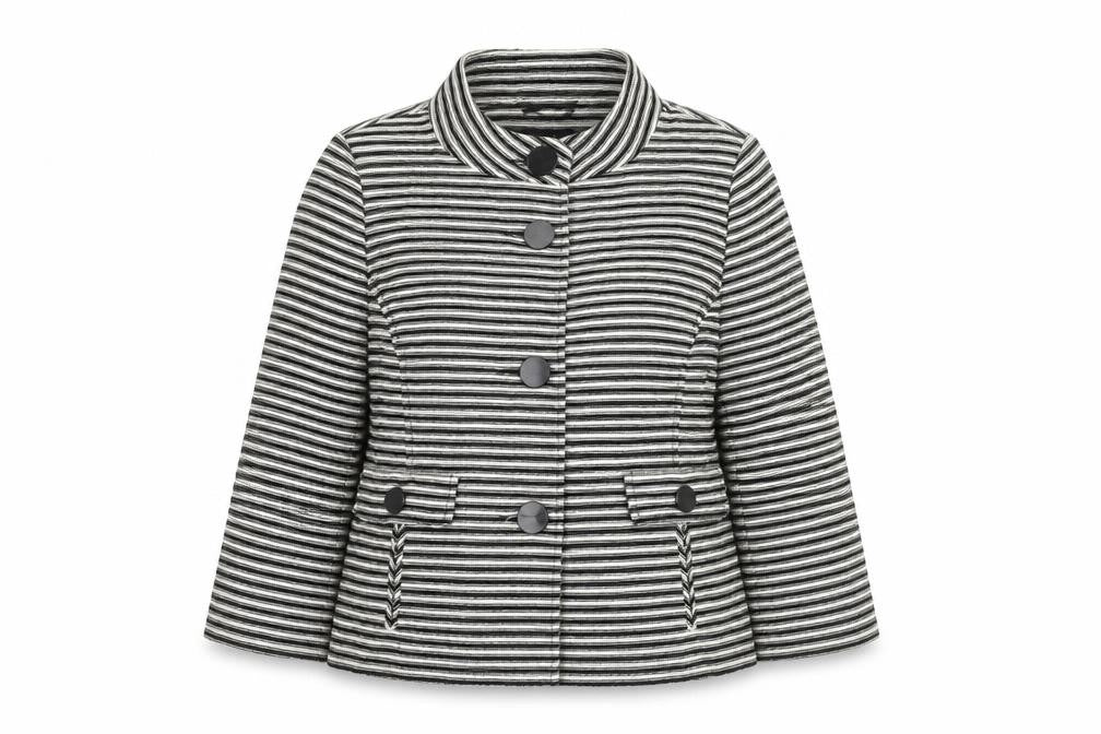 Principles Women's Black Striped Blazer Size 12