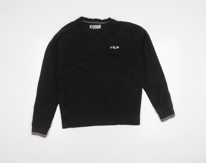 Additional front view of Fila Men's Black XS Pullover Sweatshirt