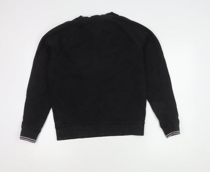 Back view of Fila Men's Black XS Pullover Sweatshirt