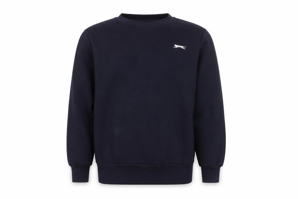 Slazenger Boys Black Sweatshirt M with Logo Accent