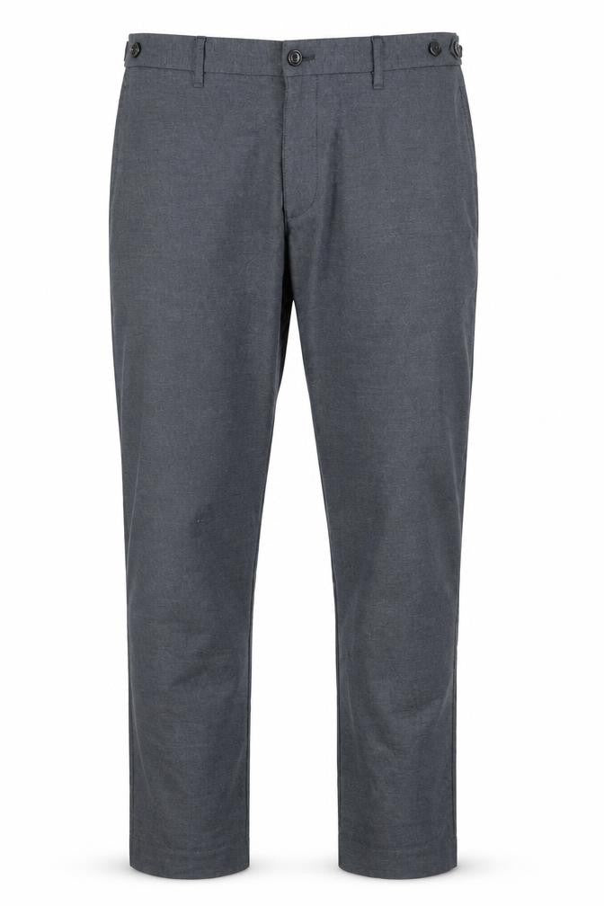 Marks & Spencer Men's Grey Trousers L Flat Front