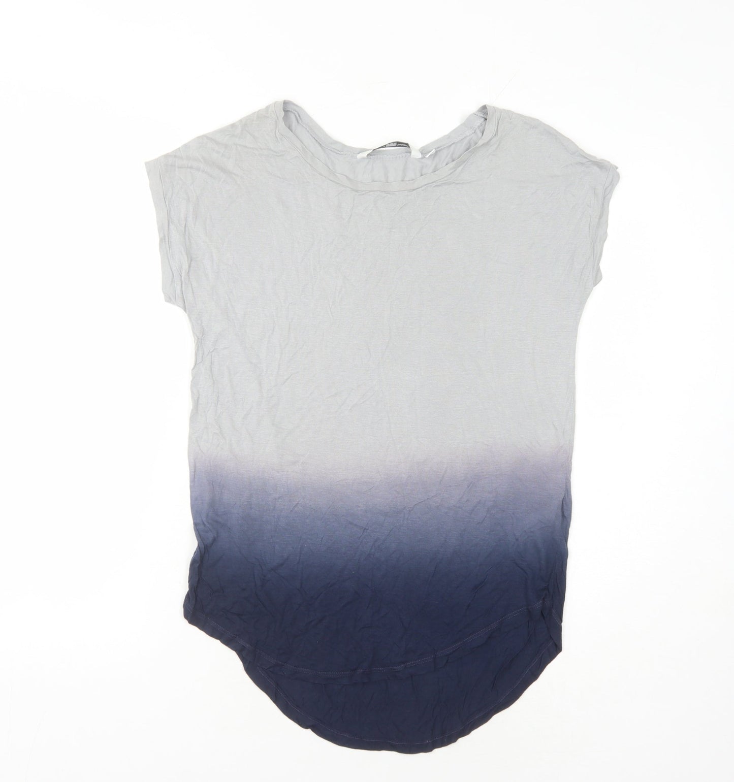 New Look Women's Grey Basic T-Shirt, Size 8, Viscose