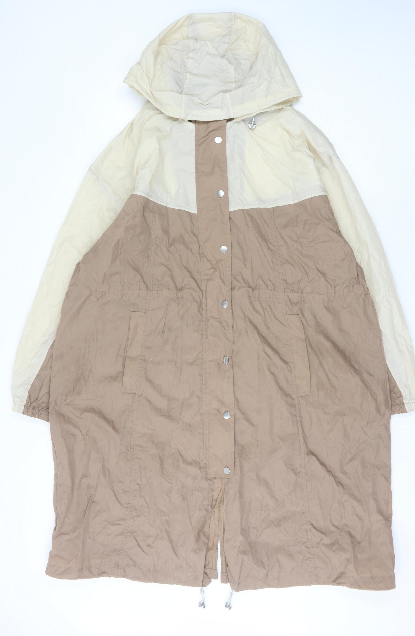 Next Women's Beige Parka Jacket Size 14