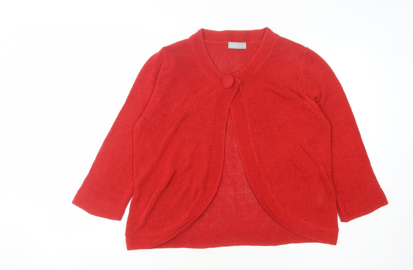 Marks and Spencer Women's Red Cardigan Size 16