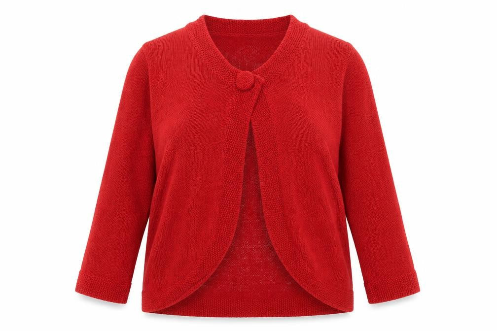 Marks & Spencer Women's Red Cardigan Size 16